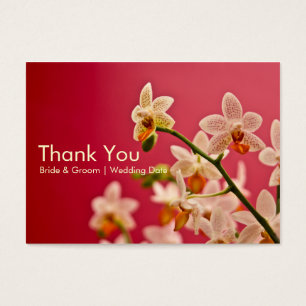 Red Orchid • Wedding Favour Tags