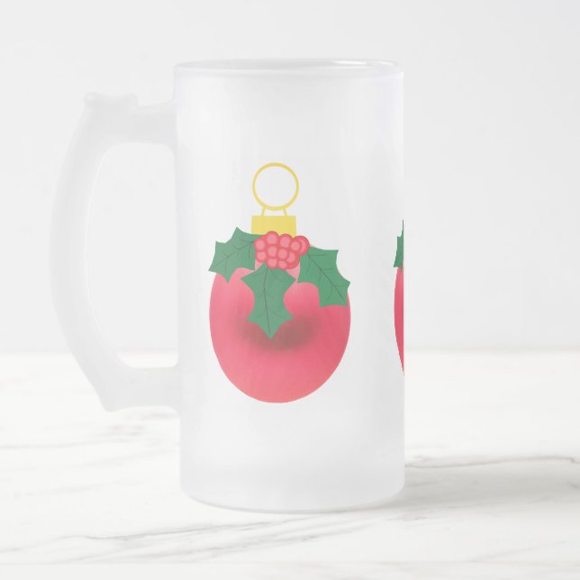 Red Ornament Mug (Left)