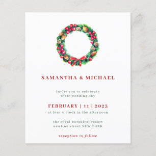 Red Ornament Winter Christmas Flyer