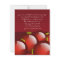 Red Ornaments Christmas DInner Party Invitations