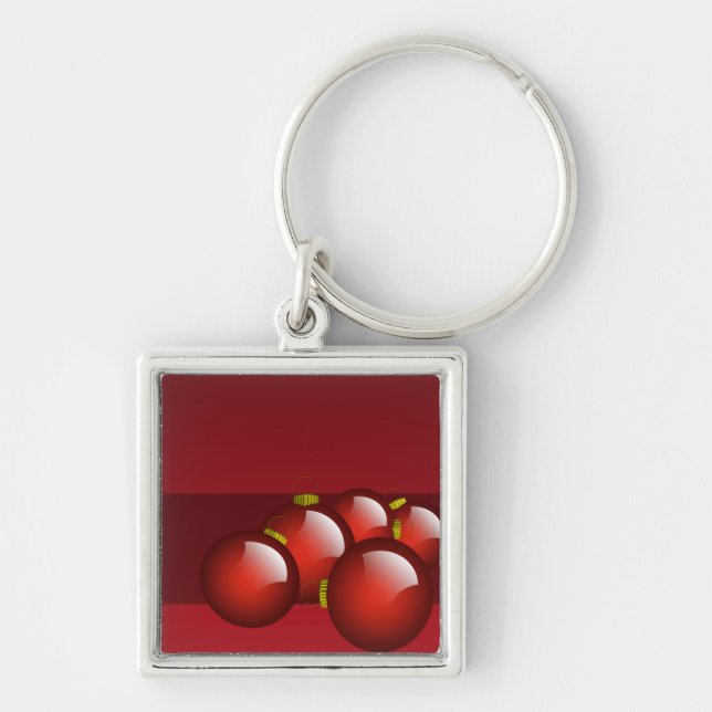 Red Ornaments Key Chains (Front)