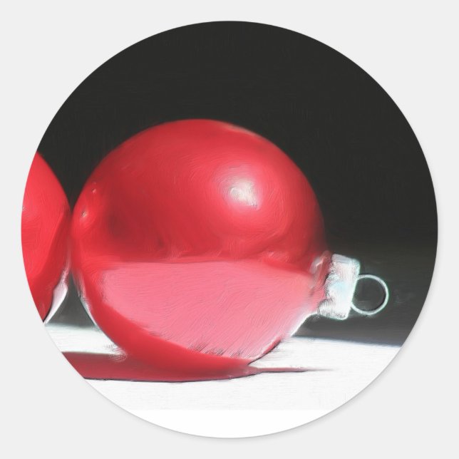 Red Ornaments stickers (Front)