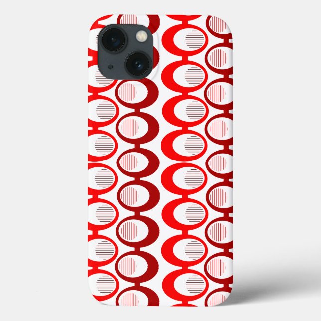 Red Oval Strings  Case-Mate iPhone Case (Back)