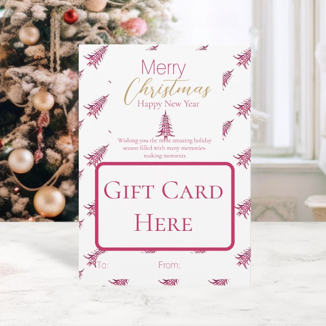 Red Pagoda Christmas Tree Gift Card Holder (Red Pagoda Christmas Tree Gift Card Holder)