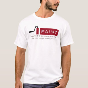 Red Paint Roller, Painter & Decorator Advert T-Shirt