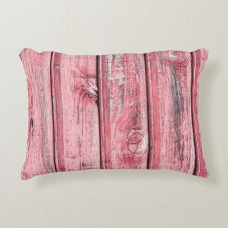 Red paint wooden desks texture. aged, home decor,  decorative cushion