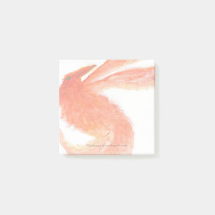 Red Painted Mythical Bird Post-It Notes