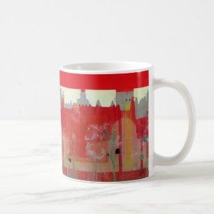 Red Painting Coffee Mug