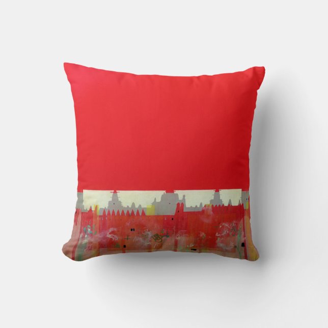 Red Painting Cushion (Front)