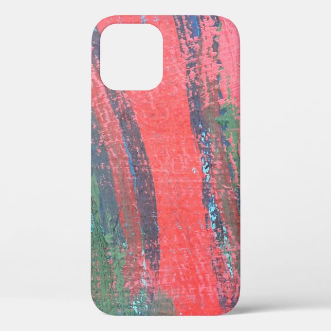 Red painting hand drawn backgroundabstract,abstrac Case-Mate iPhone case (Back)