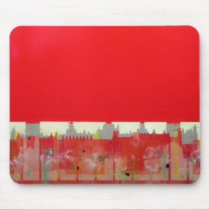 Red Painting Mouse Mat