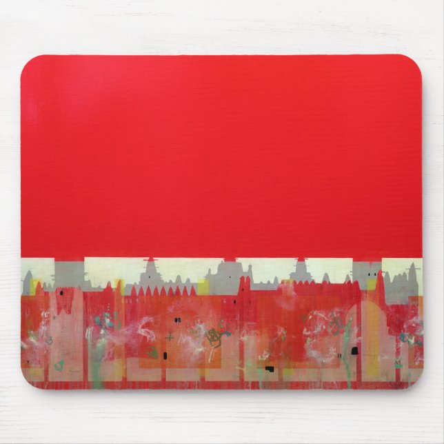 Red Painting Mouse Mat (Front)