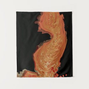 Red painting photograph tapestry