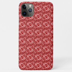 Red Paisley iPhone 11 Pro Max Case