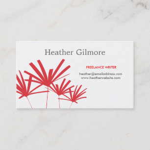 RED PALMS No. 2 Business Card