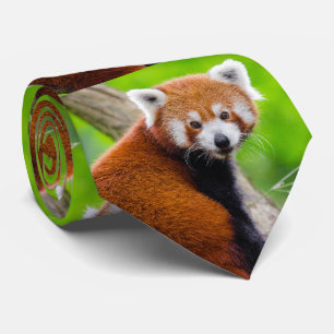 Red Panda ネクタイ Tie