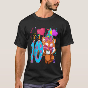 Red Panda 10Th I'M 10 T-Shirt
