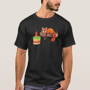 Red Panda 2nd Birthday  Red Pandas Animal  Graphic T-Shirt