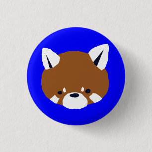 Red Panda 3 Cm Round Badge