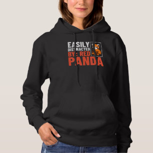 Red Panda Animal Habitat Tail Hoodie