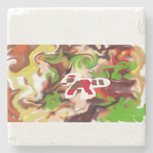 Red Panda  are cool  Stone Coaster (Front)