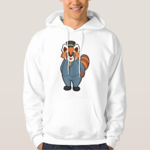 Red Panda as Groom with Hat Hoodie