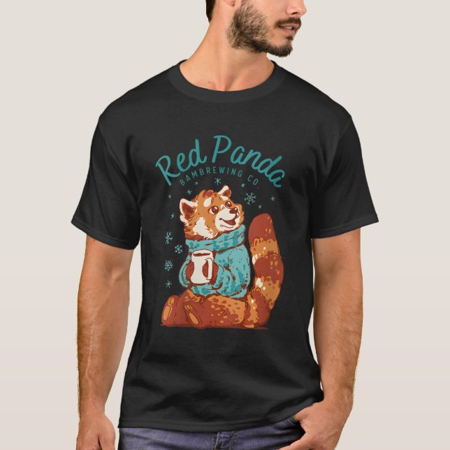 Red Panda Bambrewing Company Coffee T-Shirt (Front)