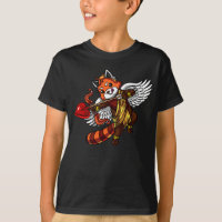 Red Panda Bear Cute Cupid Animal