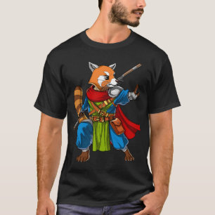 Red Panda Bear Ninja T-Shirt