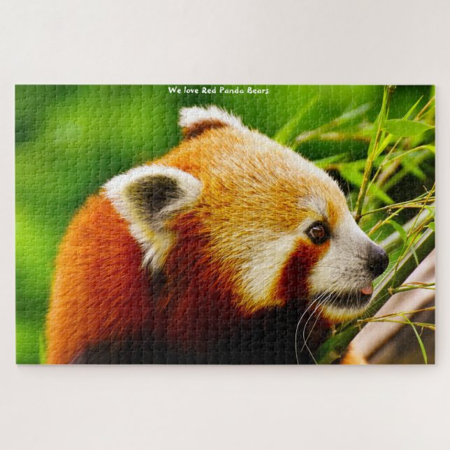 Red Panda Bears. Jigsaw Puzzle (Horizontal)