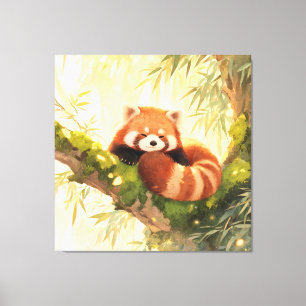 Red Panda Canvas Print