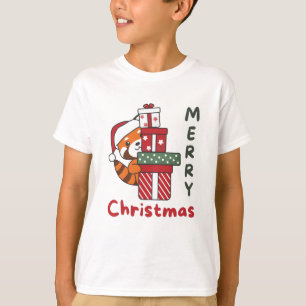 Red Panda Christmas Gift Winter Red Pandas T-Shirt