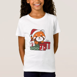 Red Panda Christmas Gift Winter Red Pandas T-Shirt