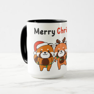 Red Panda Christmas Red Pandas Merry Christmas Mug