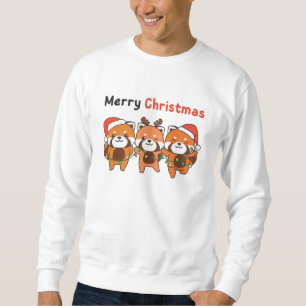 Red Panda Christmas Red Pandas Merry Christmas Sweatshirt