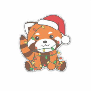 Red Panda Christmas Winter Animals Red Pandas