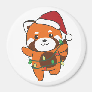 Red Panda Christmas Winter Animals Red Pandas Magn Magnet
