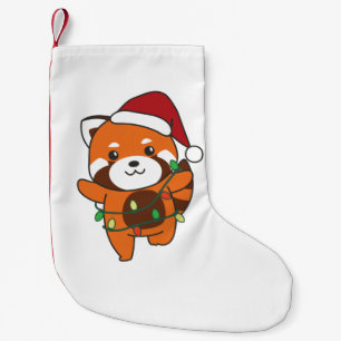 Red Panda Christmas Winter Animals Red Pandas Smal Small Christmas Stocking