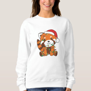 Red Panda Christmas Winter Animals Red Pandas Sweatshirt