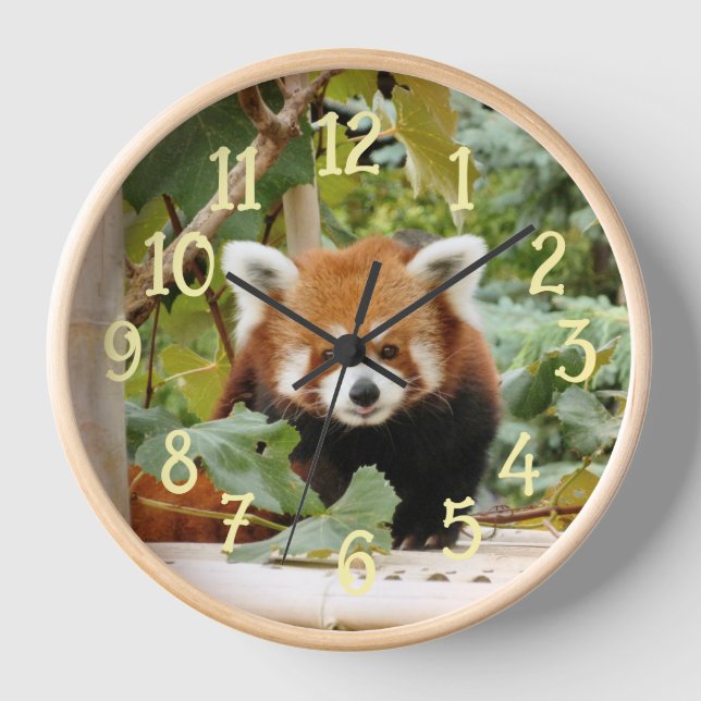 Red Panda Clock (Front)