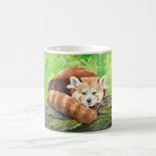 Red panda coffee mug