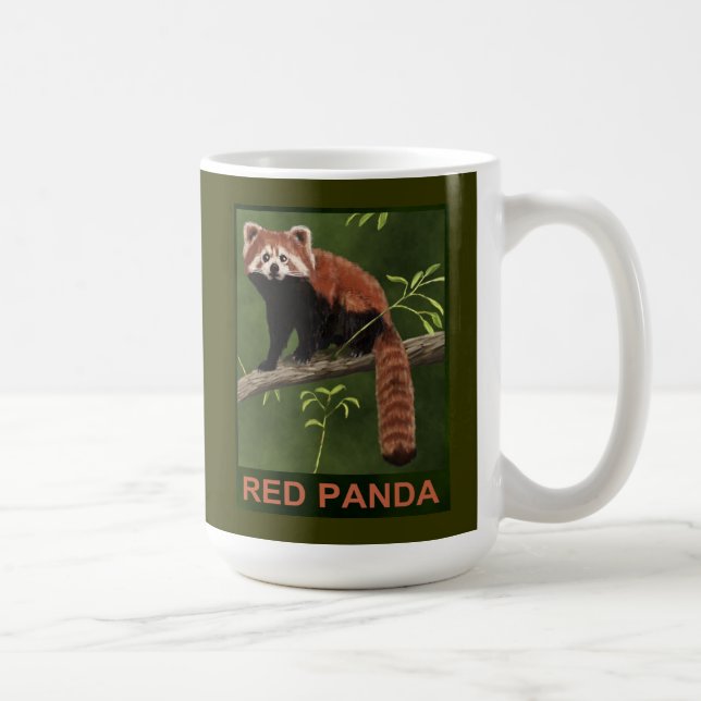 Red Panda Coffee Mug (Right)
