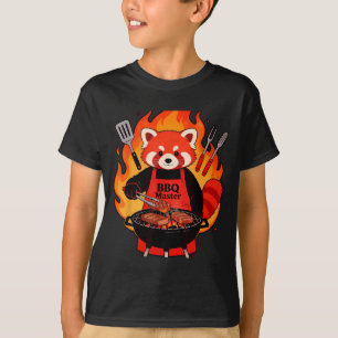 Red Panda Cooking Grill Bbq Funny Gift Red Panda T-Shirt