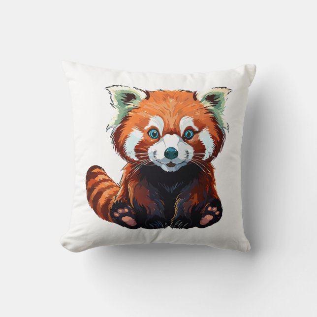 Red panda cushion (Front)