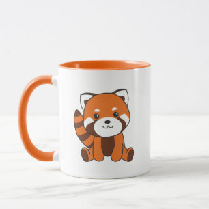 Red Panda Cute Animals For Kids Kawaii Mug