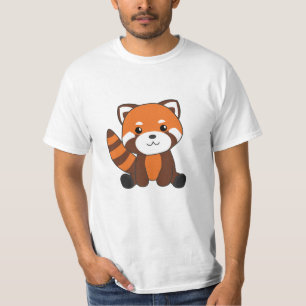 Red Panda Cute Animals For Kids Kawaii T-Shirt