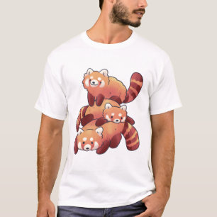 Red panda Delight � Cute Animal Art T-Shirt