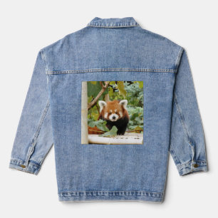 Red Panda  Denim Jacket