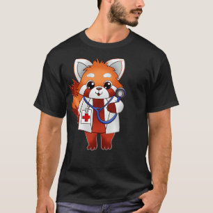 Red Panda Doctor T-Shirt