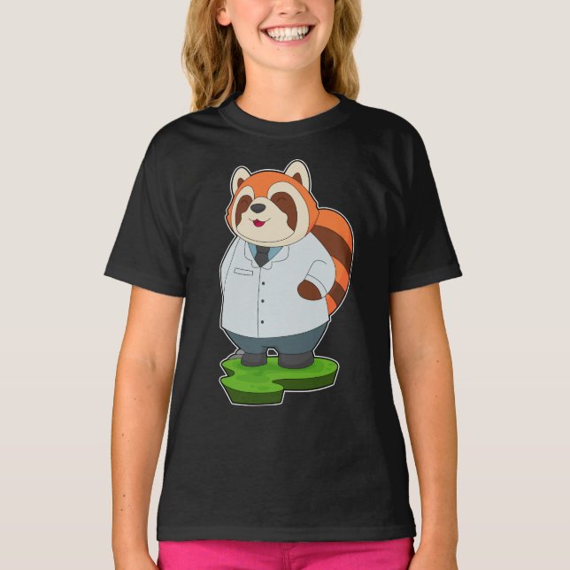 Red Panda Doctor T-Shirt (Front)